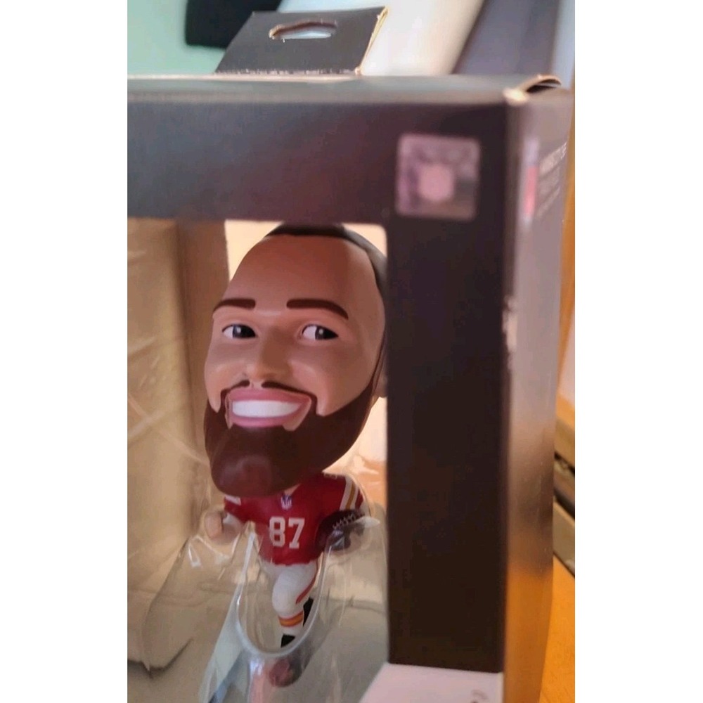 NEW Hallmark Wobbles Ornament Travis Kelce #87 Kansas City Chiefs NFLPA - Picture 6 of 12